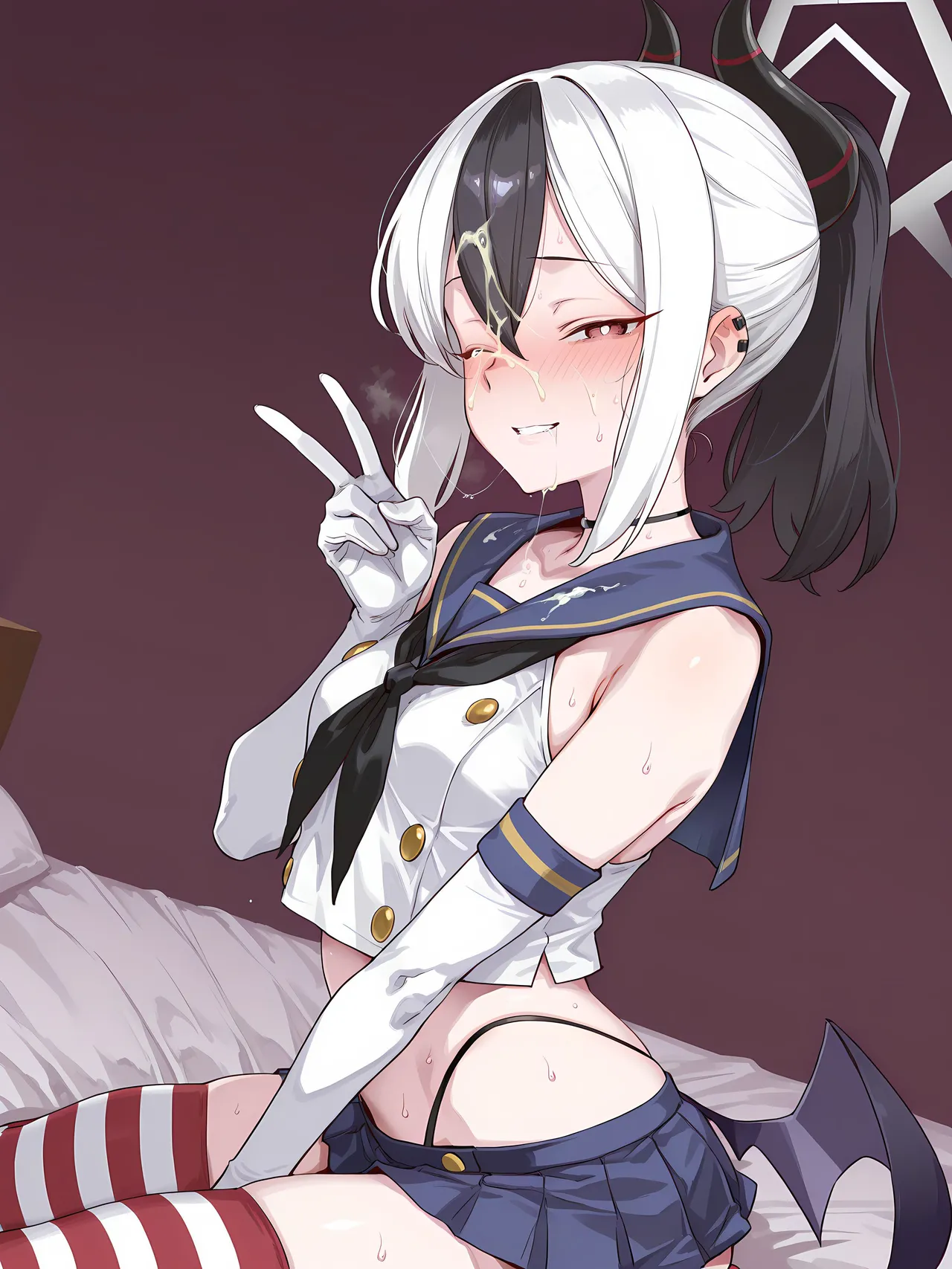 あぐにむ工房 Kayoko Onikata Flirty Fun in a Shimakaze Cosplay Cosplay Sex - Image 53