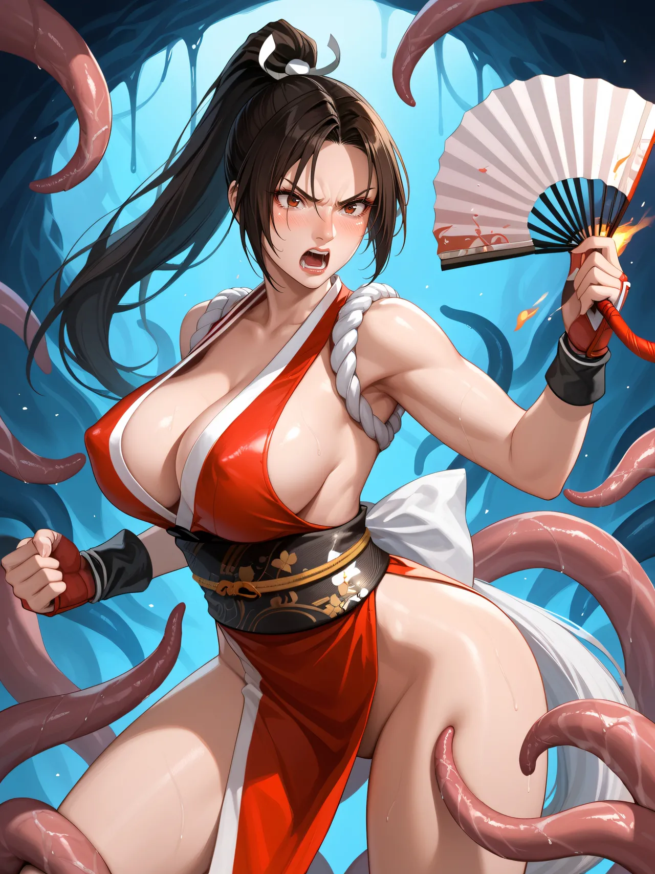 Kevin Zheng Mai Captured by Tentacles Mai x Tentacles - Image 1