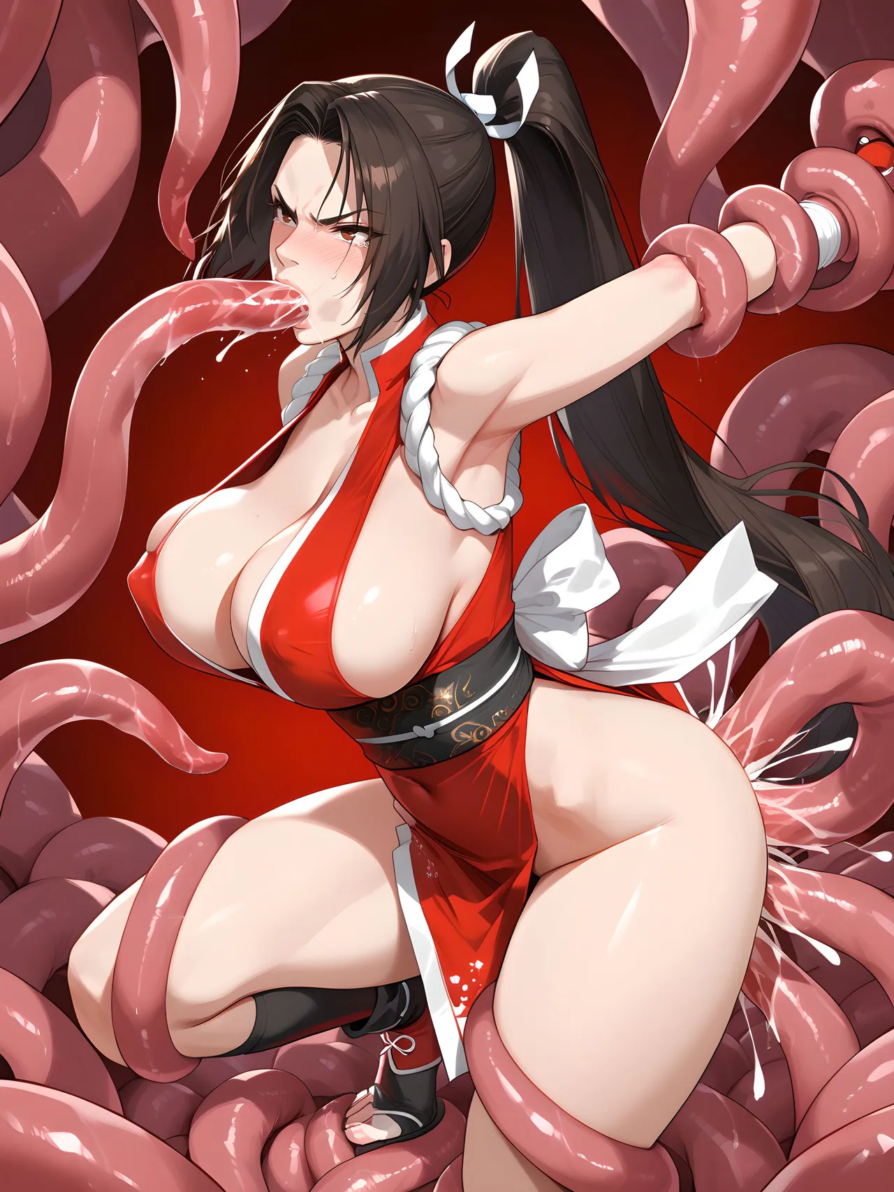 Kevin Zheng Mai Captured by Tentacles Mai x Tentacles - Image 101