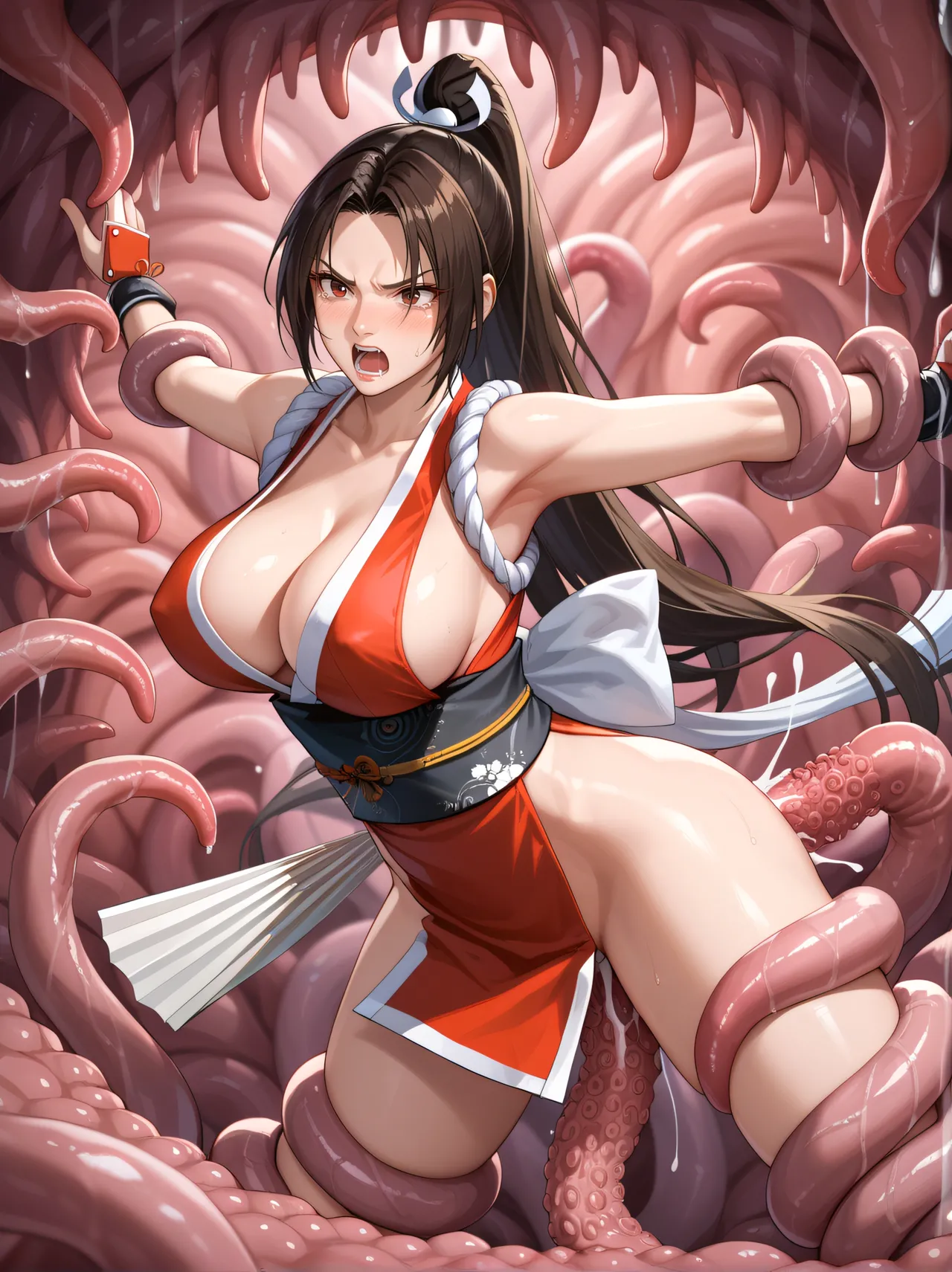 Kevin Zheng Mai Captured by Tentacles Mai x Tentacles - Image 12