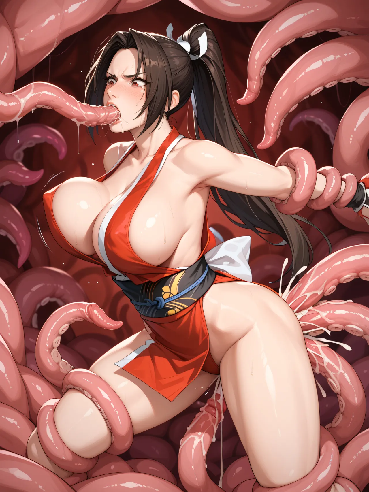 Kevin Zheng Mai Captured by Tentacles Mai x Tentacles - Image 20