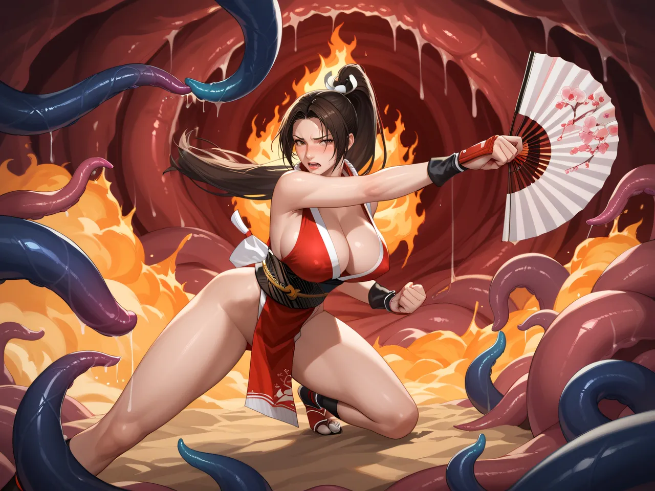 Kevin Zheng Mai Captured by Tentacles Mai x Tentacles - Image 3