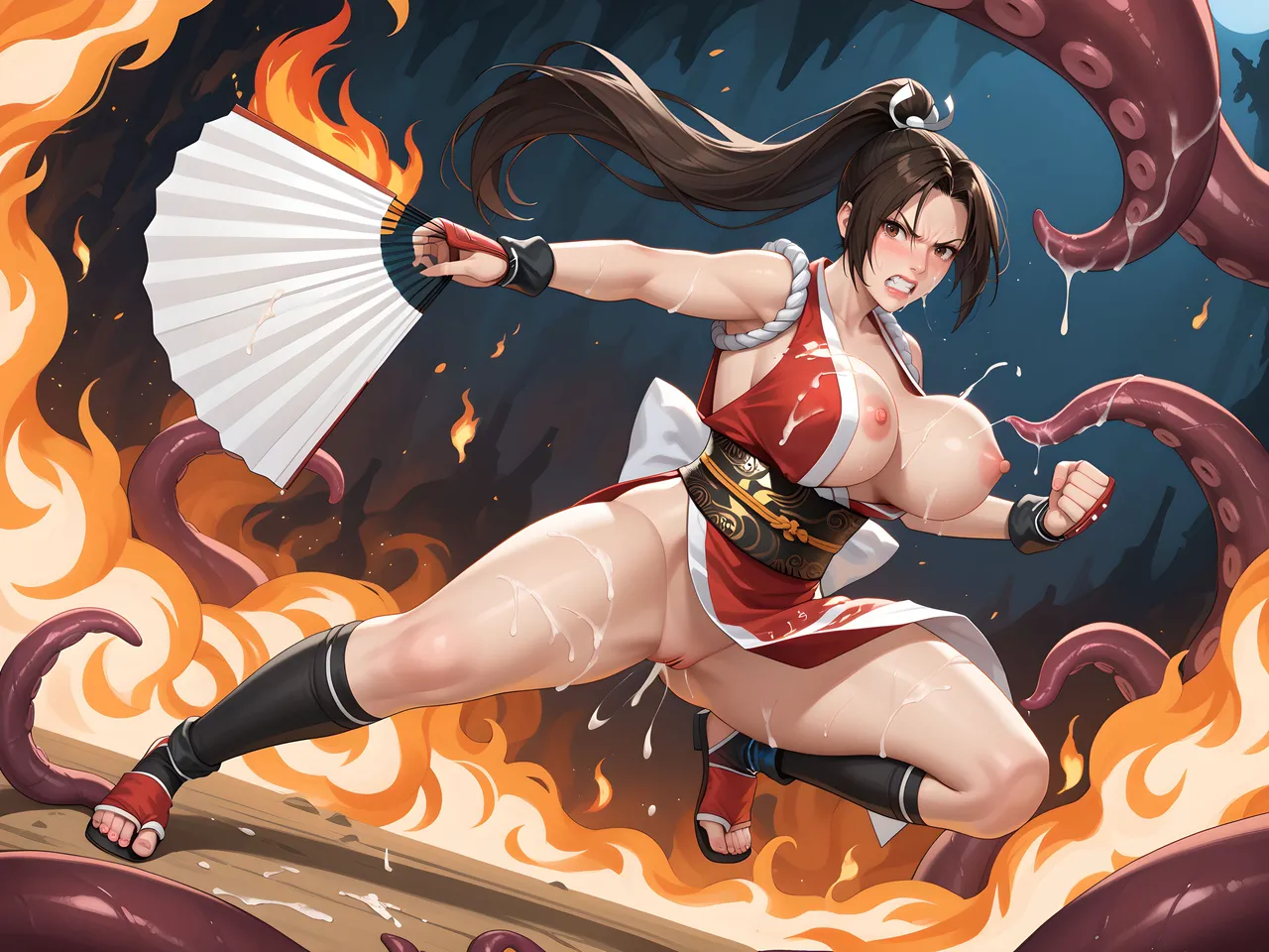 Kevin Zheng Mai Captured by Tentacles Mai x Tentacles - Image 36