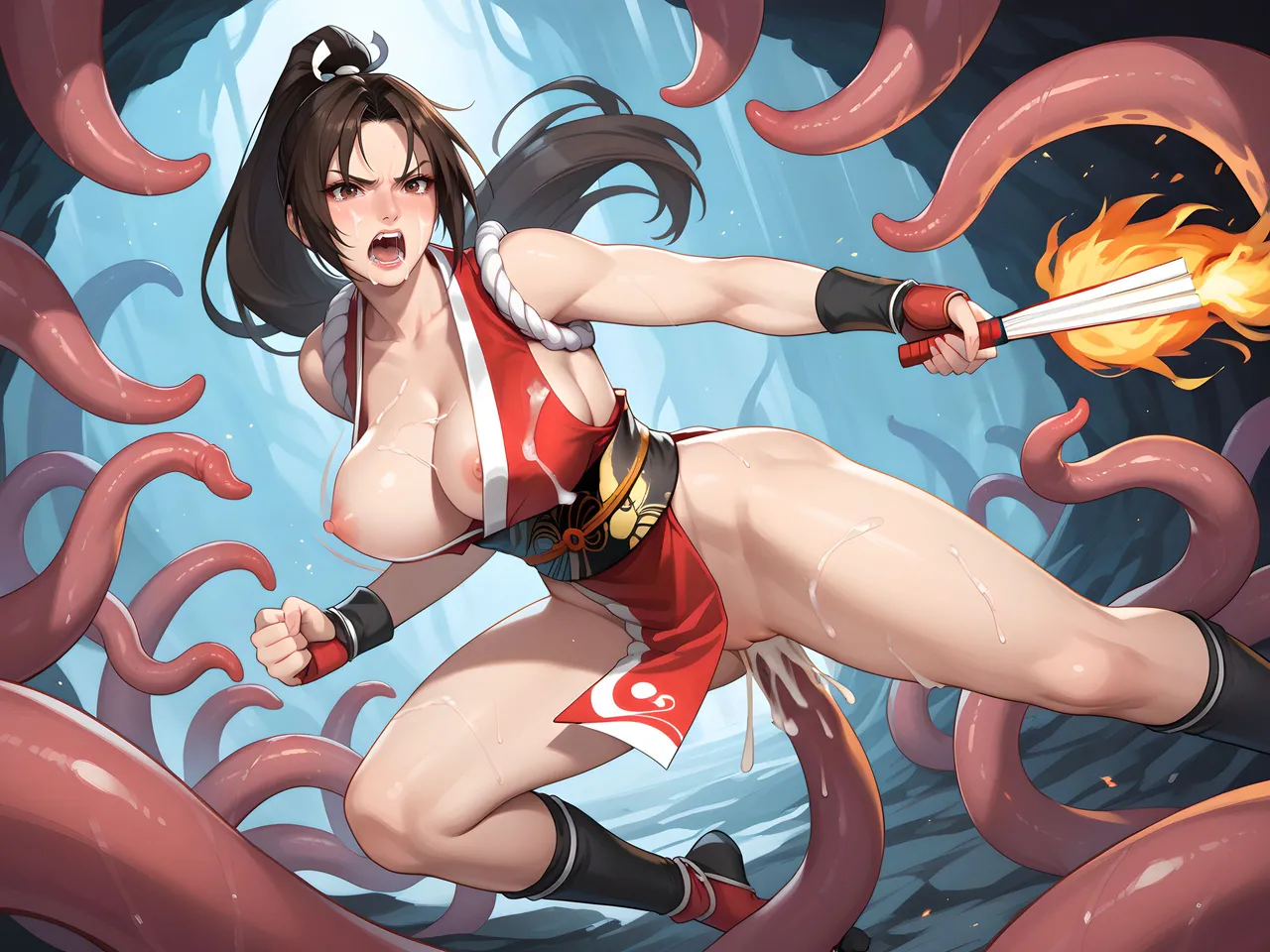 Kevin Zheng Mai Captured by Tentacles Mai x Tentacles - Image 38