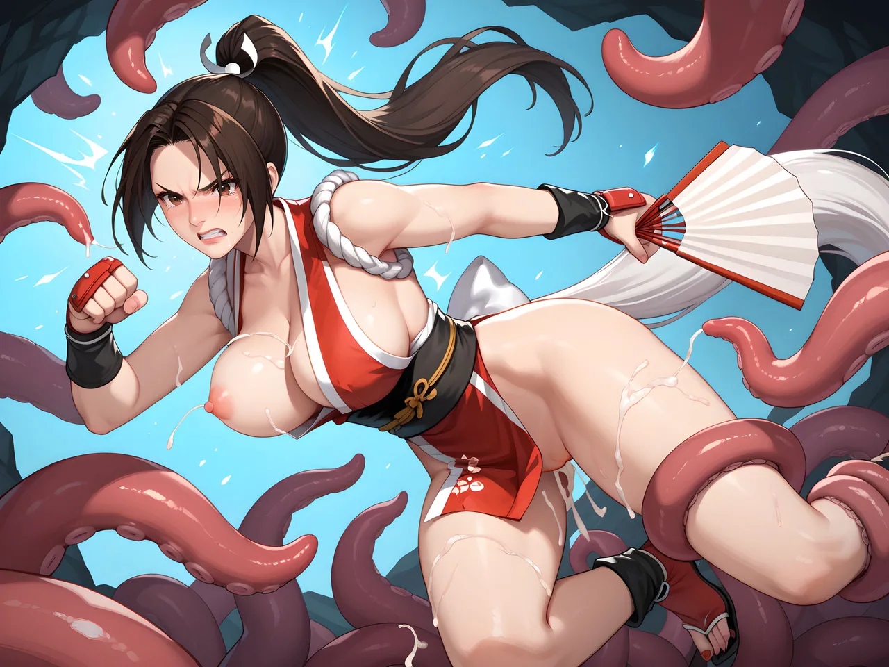 Kevin Zheng Mai Captured by Tentacles Mai x Tentacles - Image 40