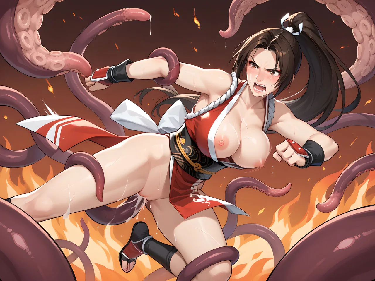 Kevin Zheng Mai Captured by Tentacles Mai x Tentacles - Image 48