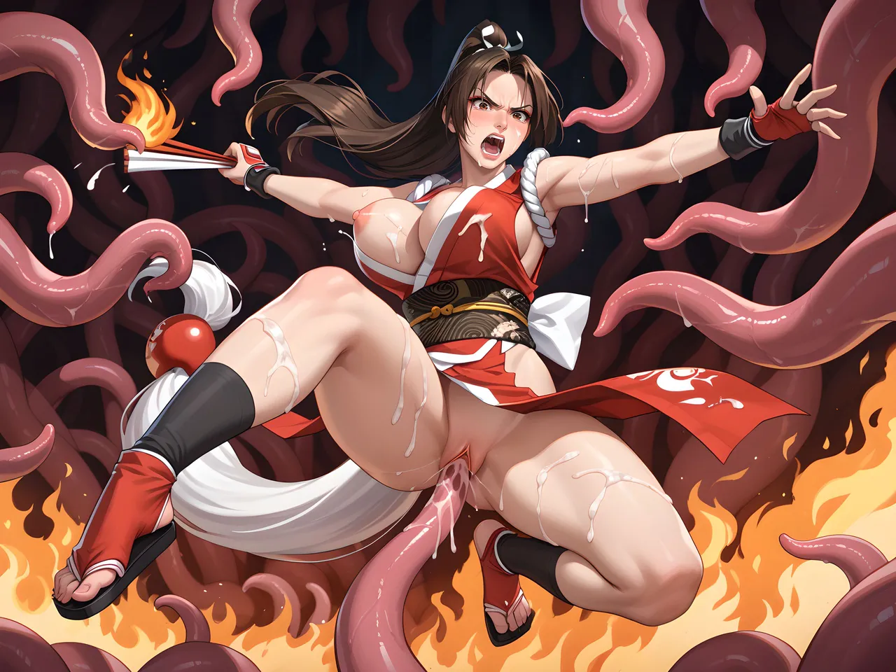 Kevin Zheng Mai Captured by Tentacles Mai x Tentacles - Image 53