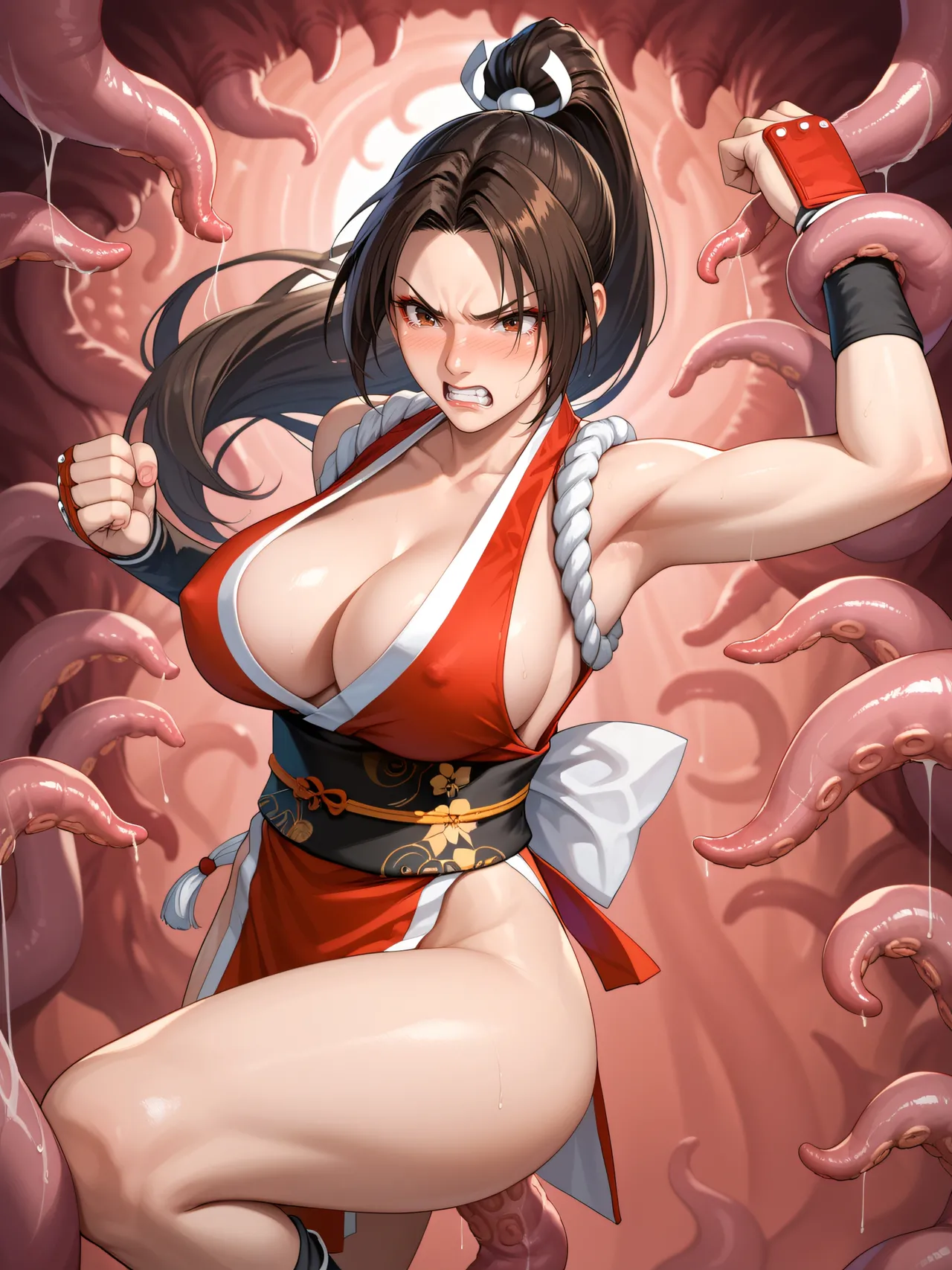 Kevin Zheng Mai Captured by Tentacles Mai x Tentacles - Image 7