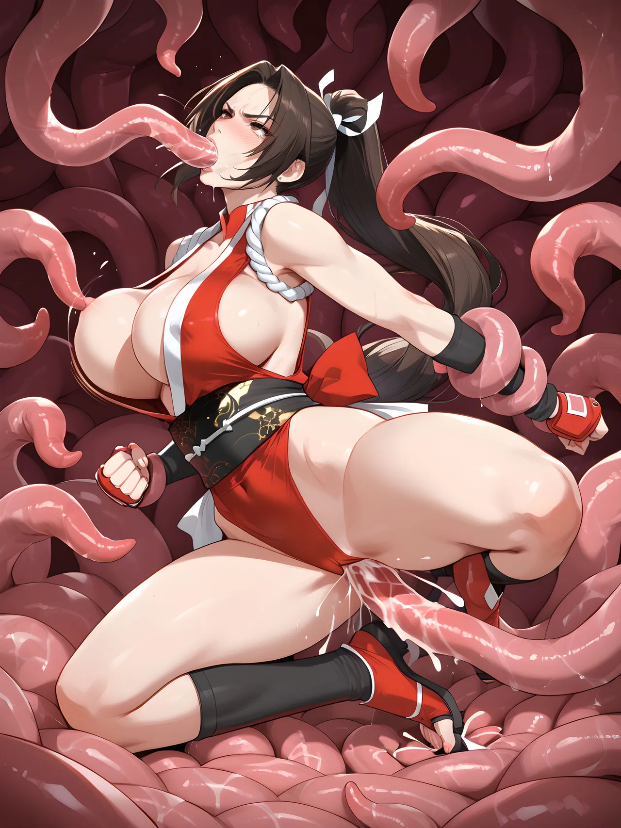 Kevin Zheng Mai Captured by Tentacles Mai x Tentacles - Image 99