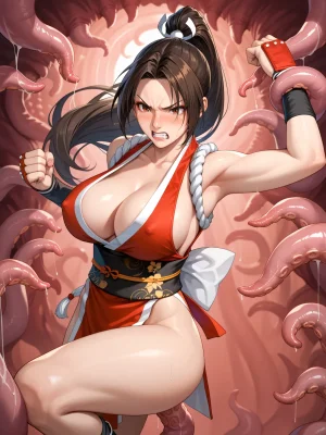 Kevin Zheng Mai Captured by Tentacles Mai x Tentacles - Page 7