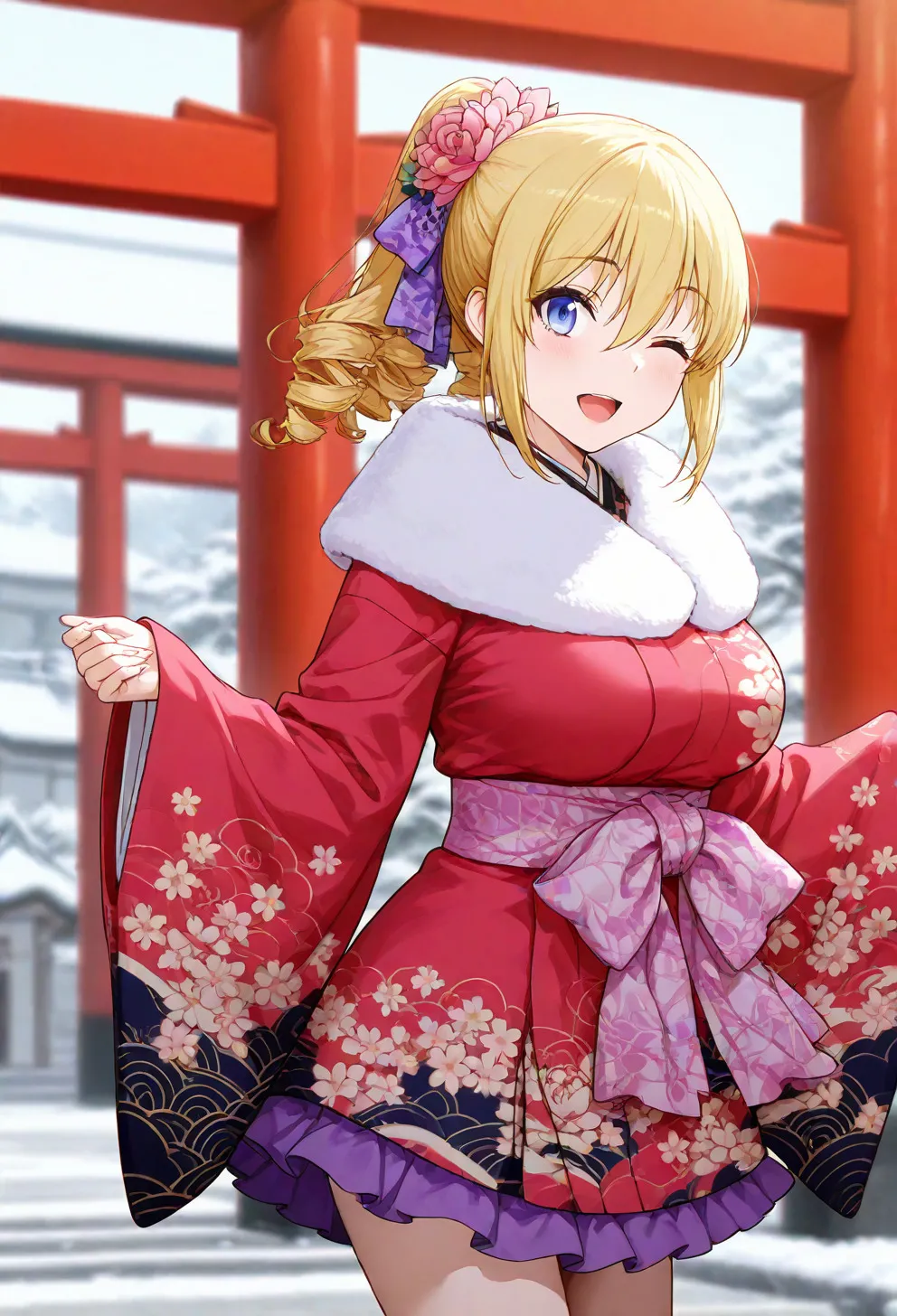 貓貓 Kimono Angelina Kudou Shields - Image 4