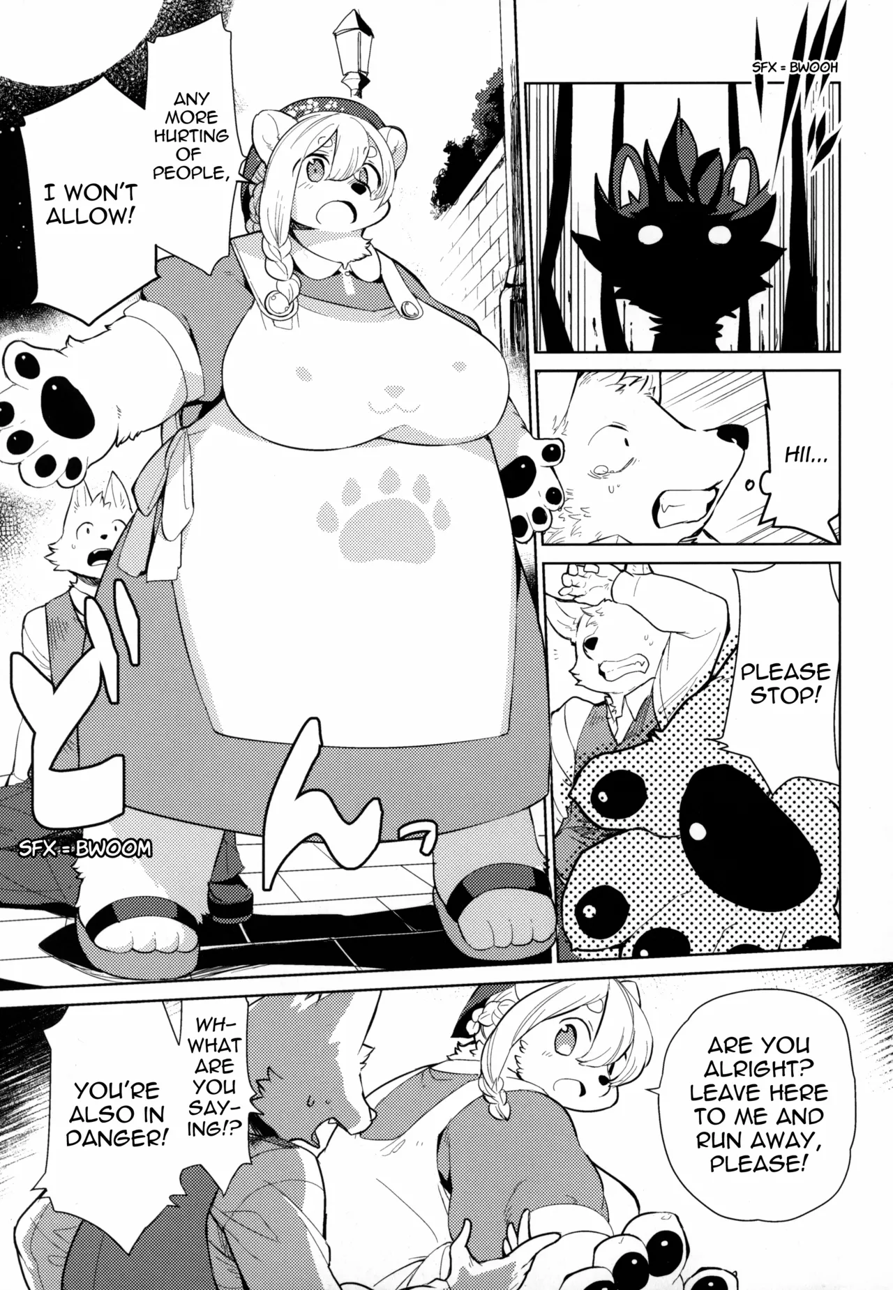 Kishiben Kishibe Polar Bear Mama Witch Shiroku Magika English - Image 6