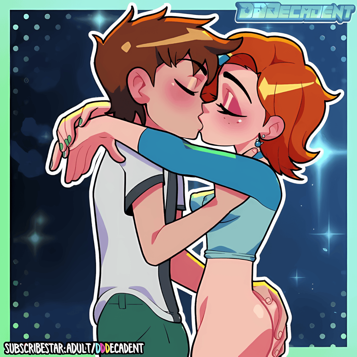 KissClaw Gwen Tennyson Ben 10 Animated - Image 65