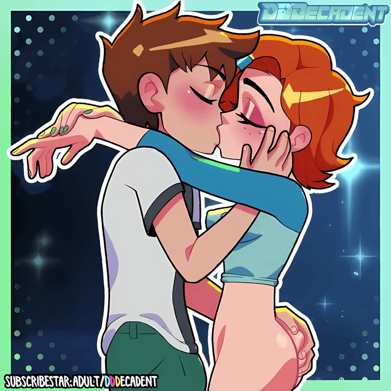 KissClaw Gwen Tennyson Ben 10 Animated - Image 66