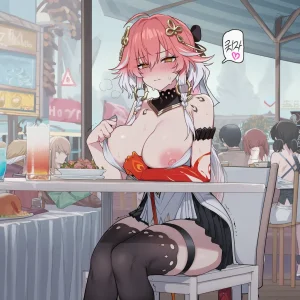 kkoi 喫茶店での女たち Girls at cafe - Page 68