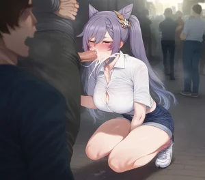 kkoi 刻晴 街中で keqing outdoor 100枚image - Page 81