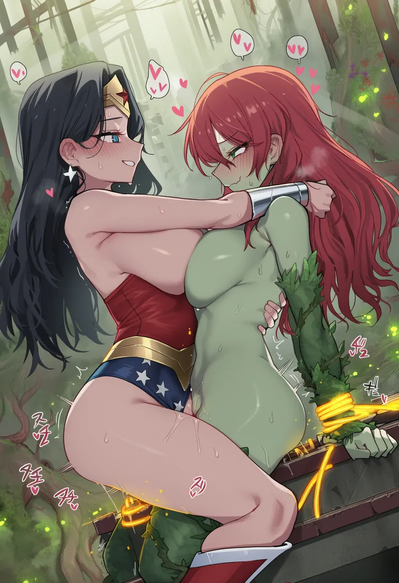 kkoi ワンダーウーマン x ポイズンアイビー 210p - Image 113