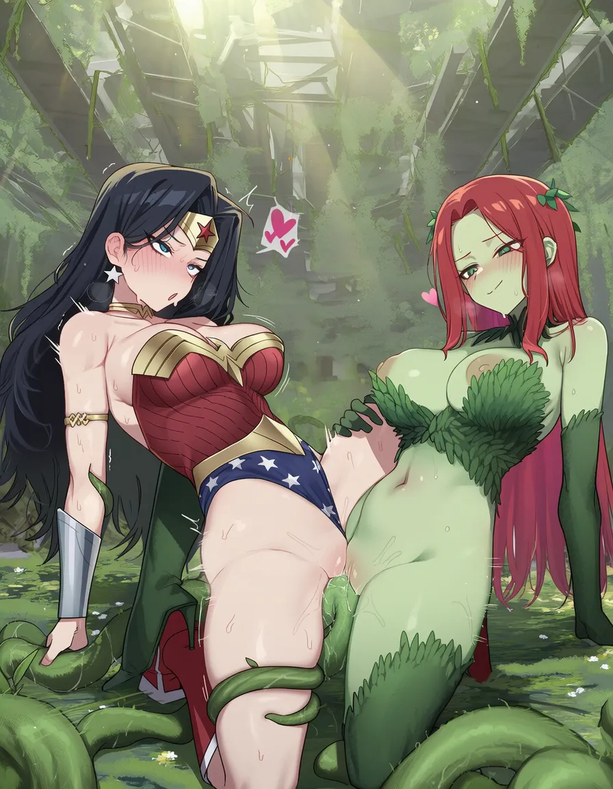 kkoi ワンダーウーマン x ポイズンアイビー 210p - Image 146