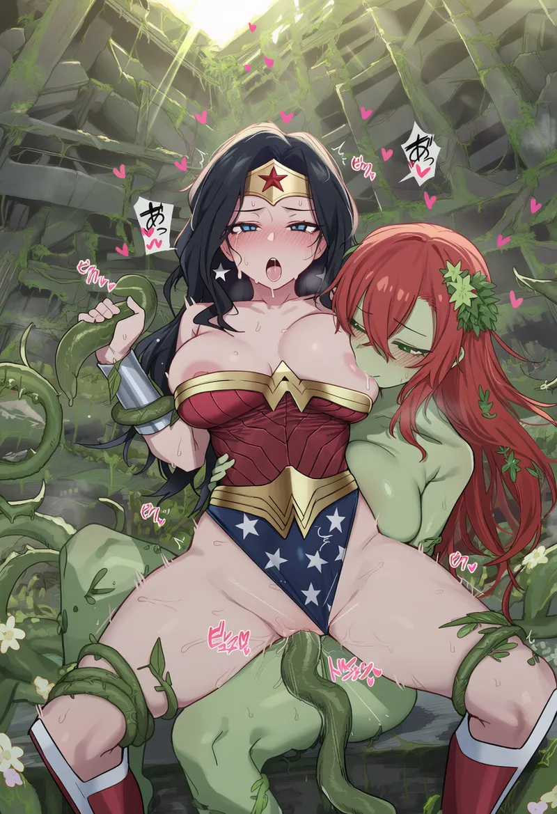 kkoi ワンダーウーマン x ポイズンアイビー 210p - Image 157