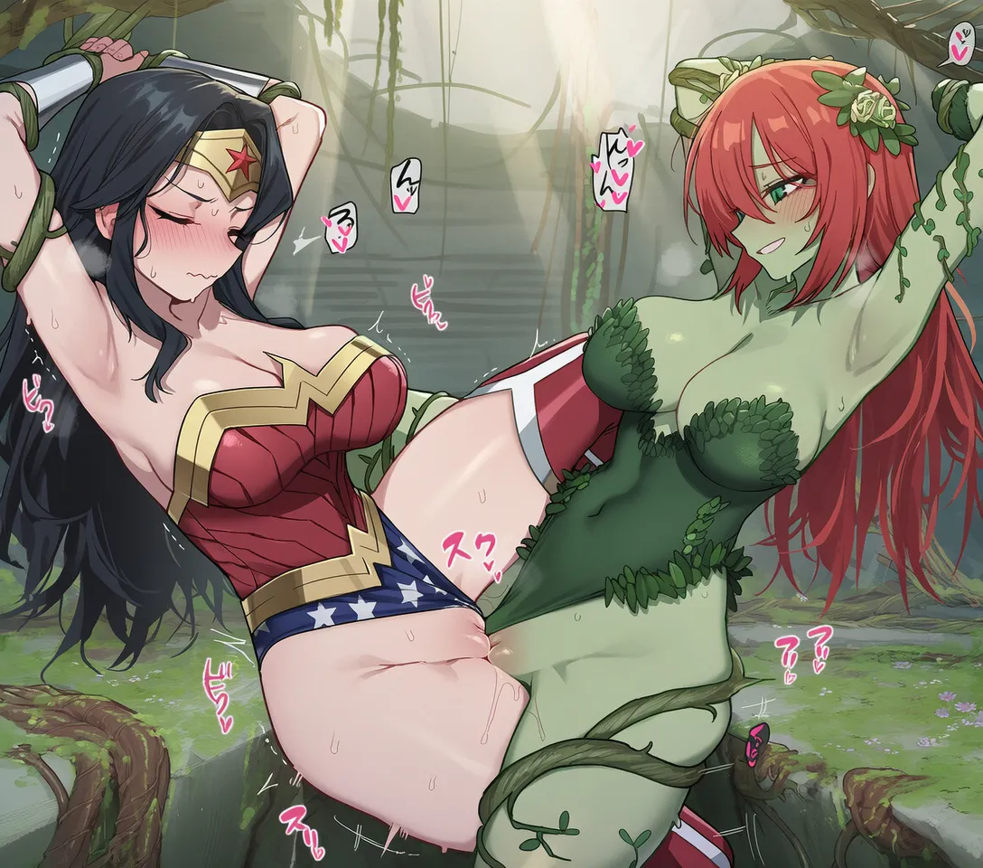 kkoi ワンダーウーマン x ポイズンアイビー 210p - Image 176