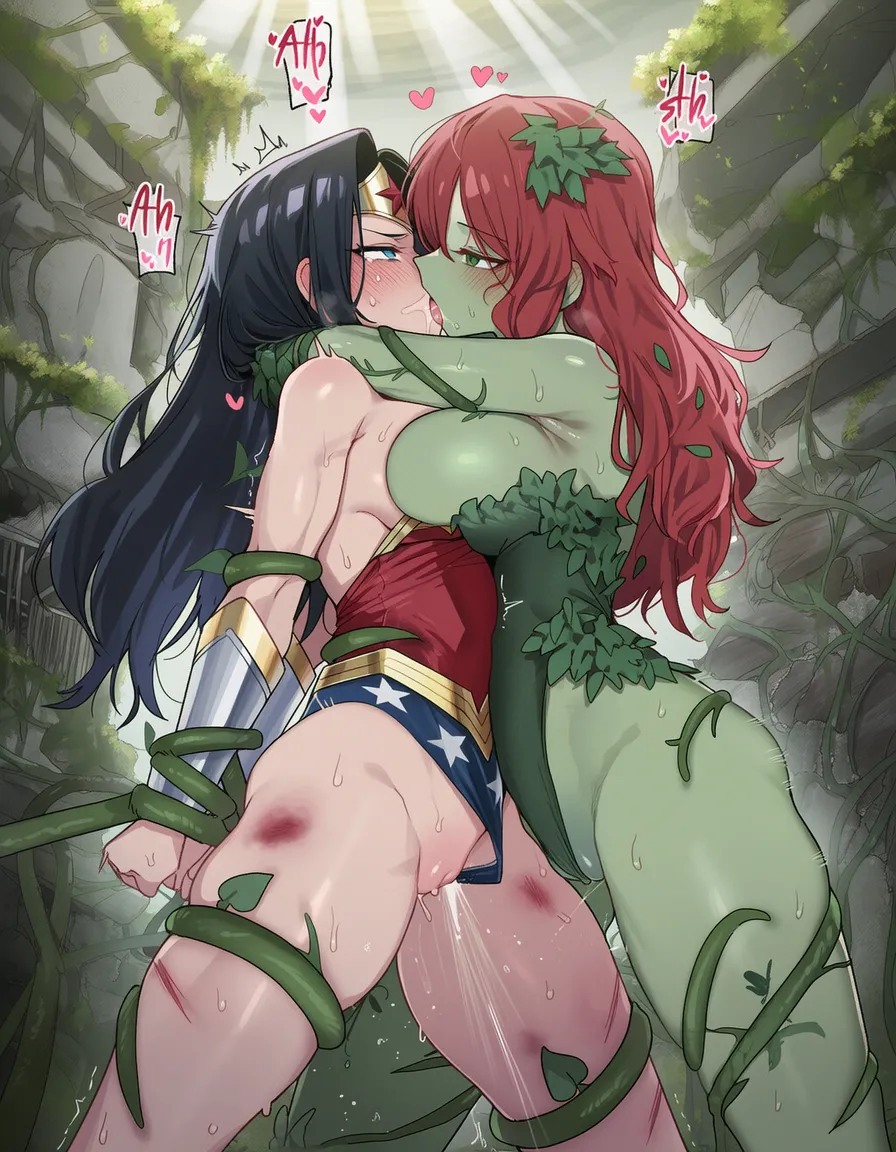 kkoi ワンダーウーマン x ポイズンアイビー 210p - Image 195