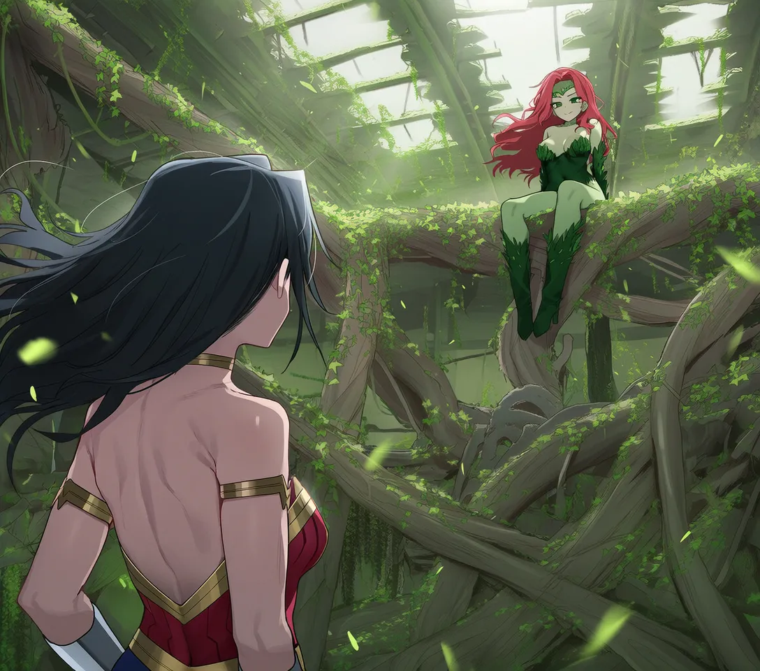 kkoi ワンダーウーマン x ポイズンアイビー 210p - Image 38