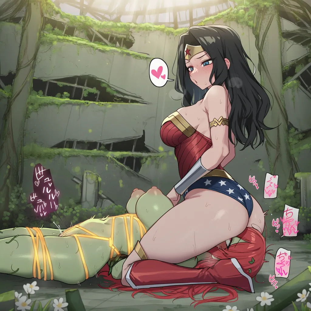 kkoi ワンダーウーマン x ポイズンアイビー 210p - Image 96