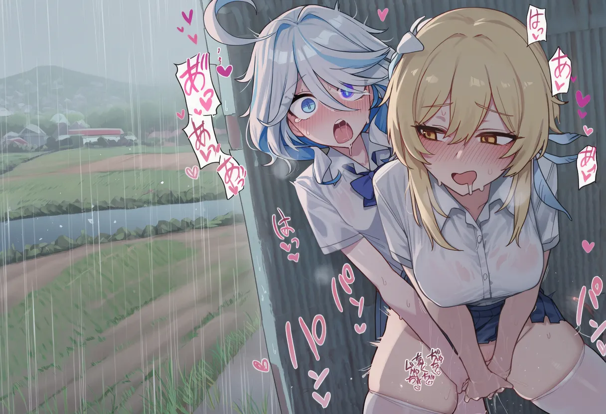 kkoi フリーナx蛍 ふた百合 Furina x Lumine futa 156p - Image 150