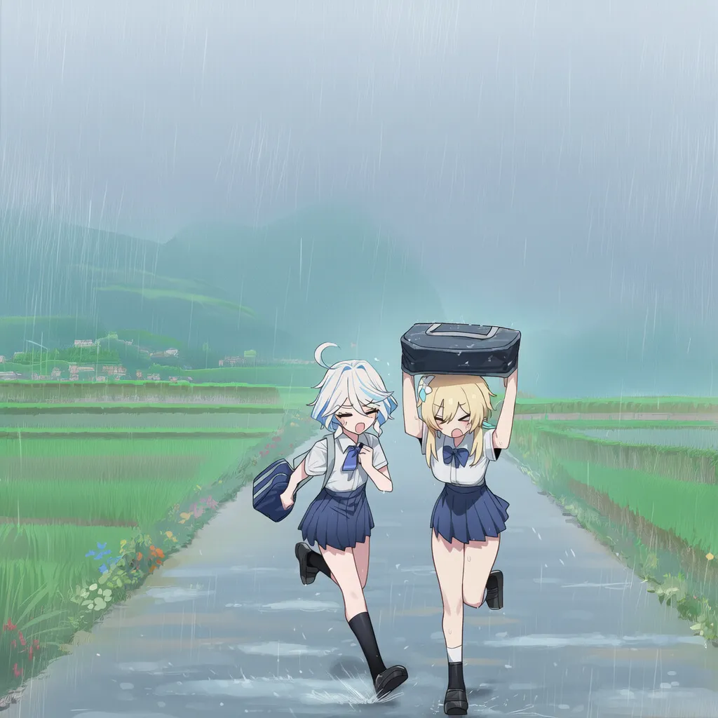 kkoi フリーナx蛍 ふた百合 Furina x Lumine futa 156p - Image 2