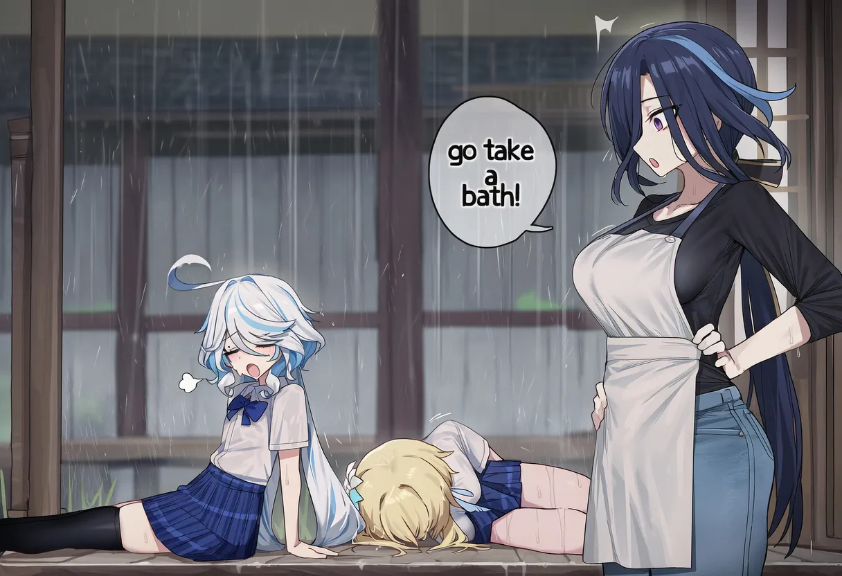 kkoi フリーナx蛍 ふた百合 Furina x Lumine futa 156p - Image 22