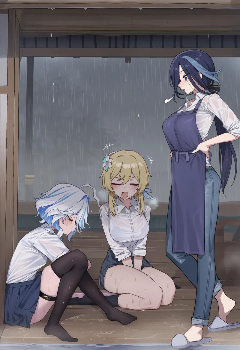 kkoi フリーナx蛍 ふた百合 Furina x Lumine futa 156p - Image 23