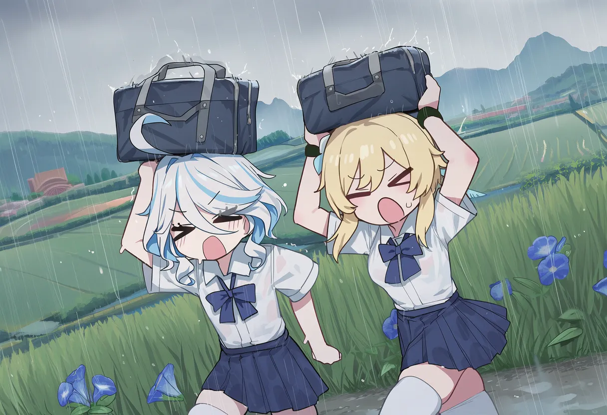 kkoi フリーナx蛍 ふた百合 Furina x Lumine futa 156p - Image 3