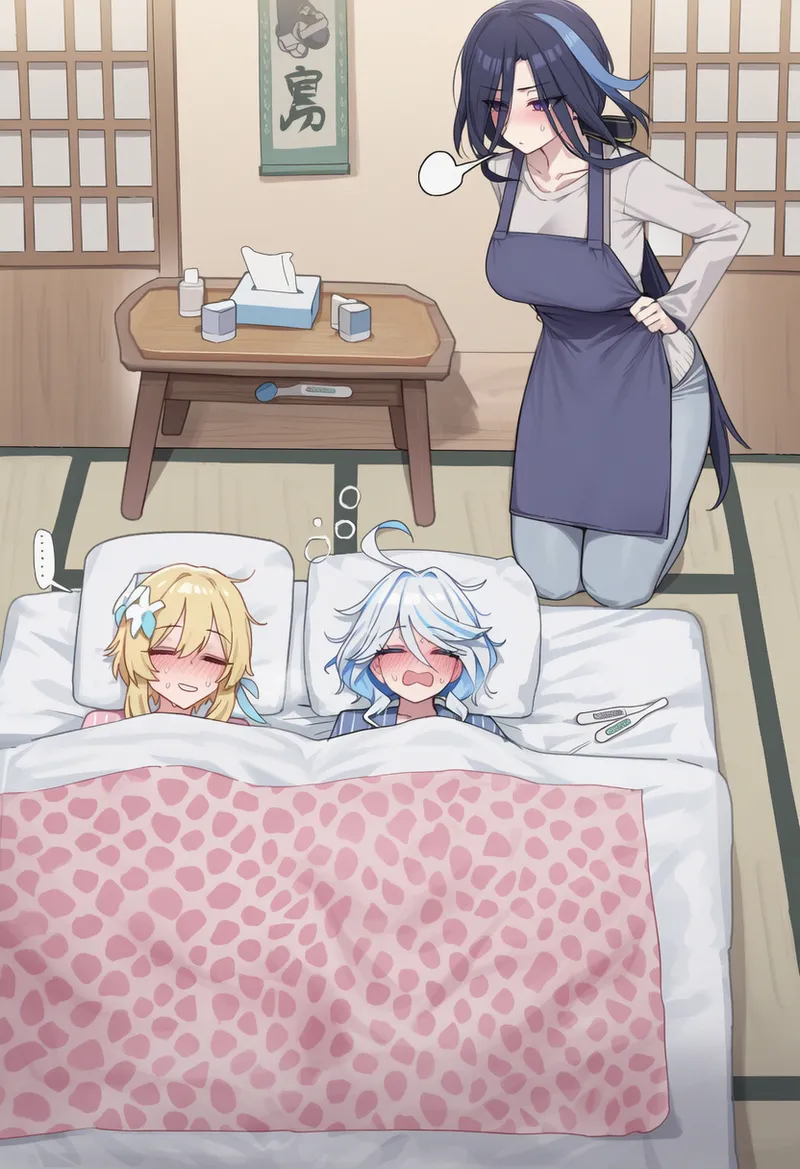 kkoi フリーナx蛍 ふた百合 Furina x Lumine futa 156p - Image 40