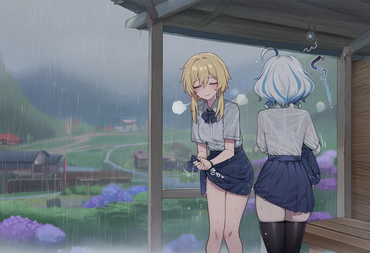 kkoi フリーナx蛍 ふた百合 Furina x Lumine futa 156p - Image 5