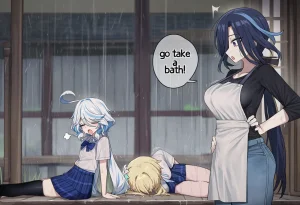 kkoi フリーナx蛍 ふた百合 Furina x Lumine futa 156p - Page 22