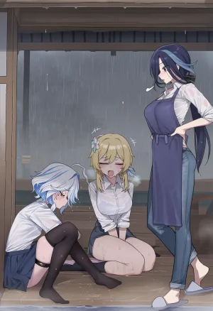 kkoi フリーナx蛍 ふた百合 Furina x Lumine futa 156p - Page 23