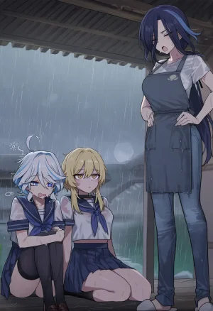 kkoi フリーナx蛍 ふた百合 Furina x Lumine futa 156p - Page 39