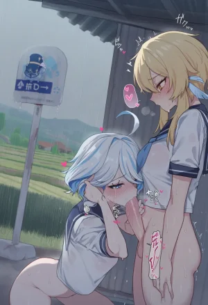 kkoi フリーナx蛍 ふた百合 Furina x Lumine futa 156p - Page 65