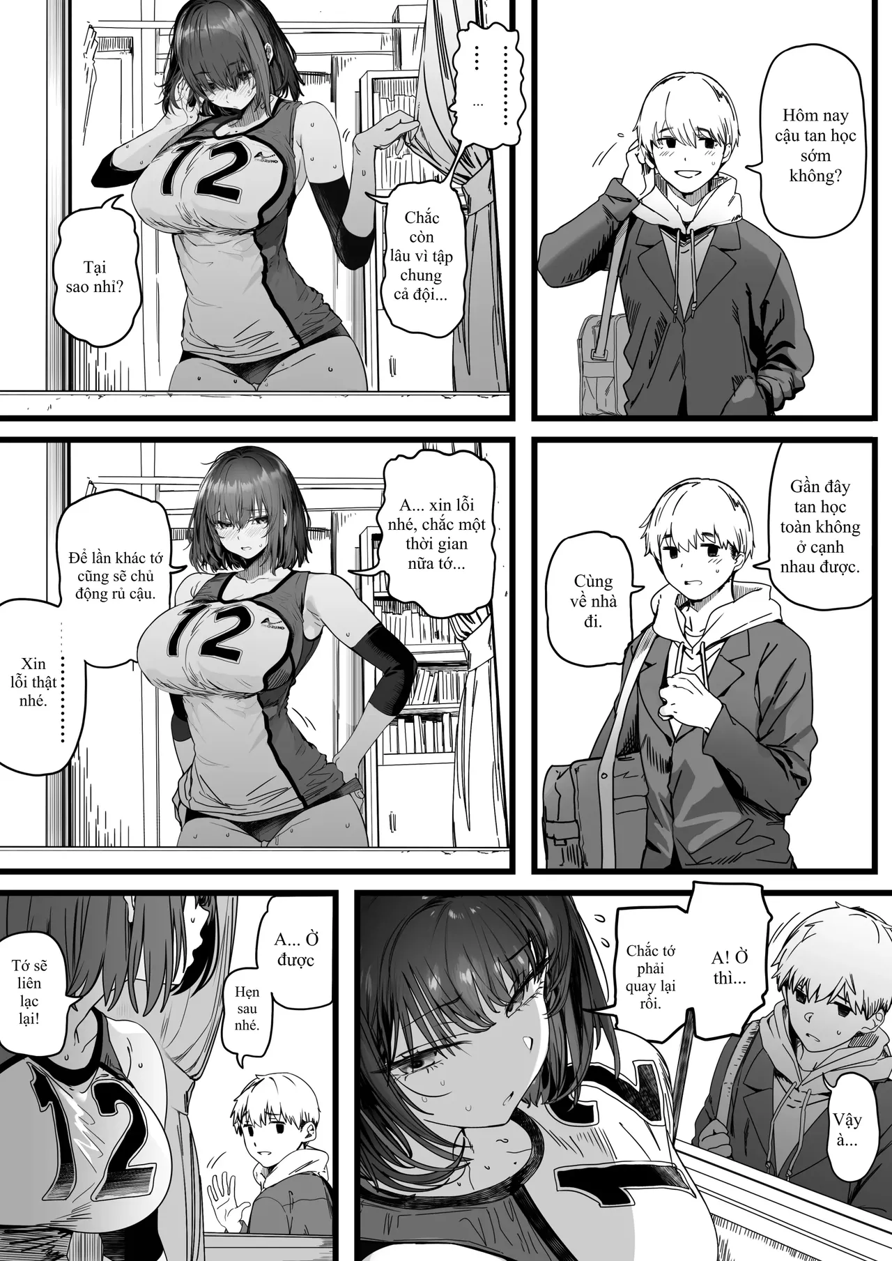 Koushinchou Volley-bu no Seisokei Kanojo ga Senpai no Mono ni Natte Shimau Ichibushijuu 2 Câu Chuyện Sa Ngã Của Nàng Hoa Khôi Cao Ráo CLB Bóng Chuyền 2 - Image 69