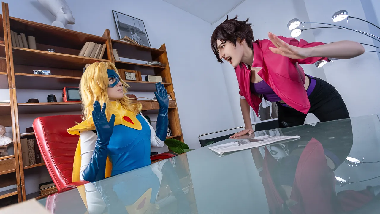 kristinalileynaya, saylin, dominodrozd - Blonde Blazer, Malevola, Invisigal - Image 4