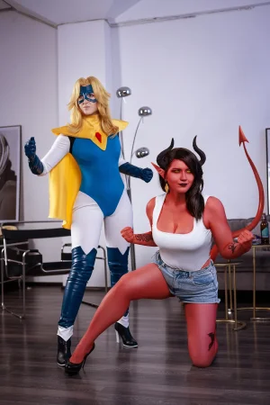 kristinalileynaya, saylin, dominodrozd - Blonde Blazer, Malevola, Invisigal - Page 8