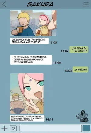 Kunaboto Naruto to Sakura no Jounetsuteki na KyuukaVacaciones Apasionadas De Naruto Y Sakura Naruto Boruto Spanish BigDaddy Scan Thumbnail
