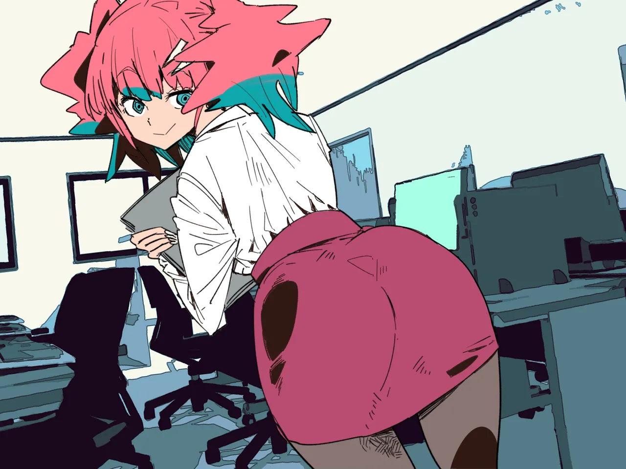 Kurenai Book Aki Masanari 社内のナマイキ部下ちゃんと歳の差えっち不倫する - Image 176