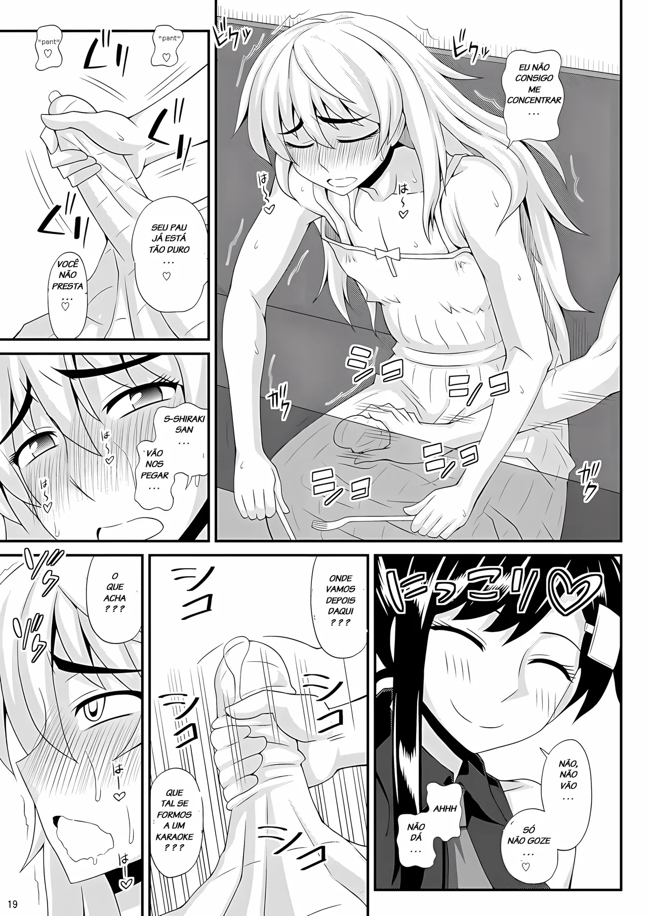 Kurenai Yuuji Futanari Musume ni Okasarechau Portuguese-BR Upscale - Image 45