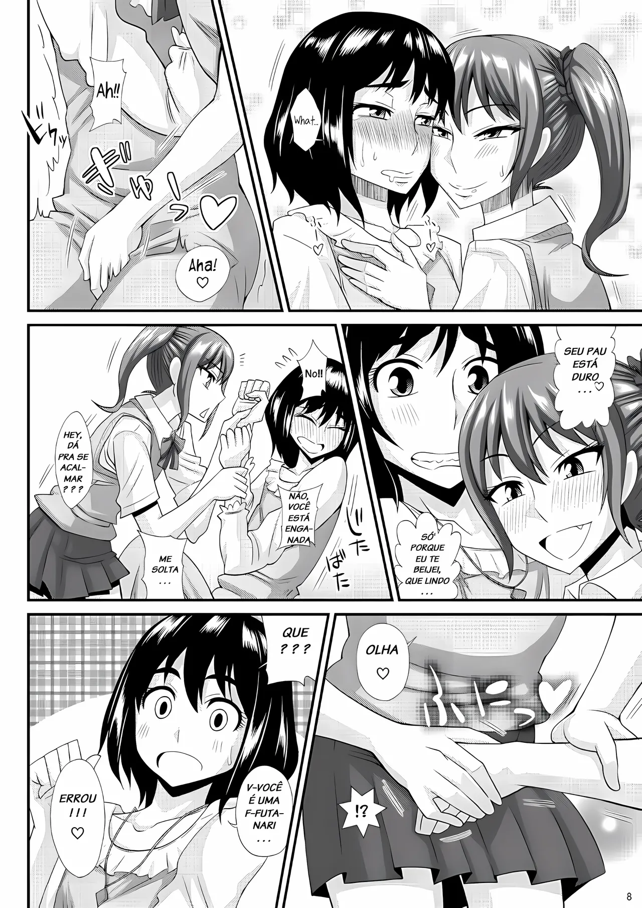 Kurenai Yuuji Futanari Musume ni Okasarechau Portuguese-BR Upscale - Image 55