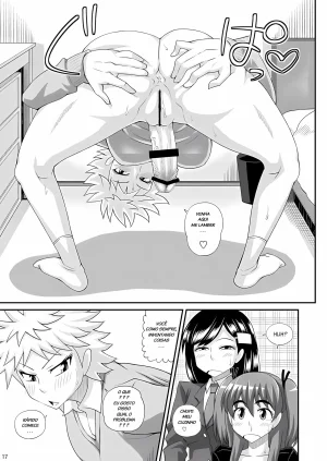 Kurenai Yuuji Futanari Musume ni Okasarechau Portuguese-BR Upscale - Page 14