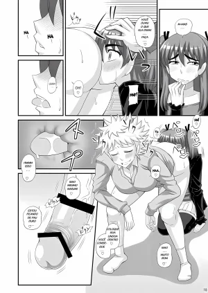 Kurenai Yuuji Futanari Musume ni Okasarechau Portuguese-BR Upscale - Page 15