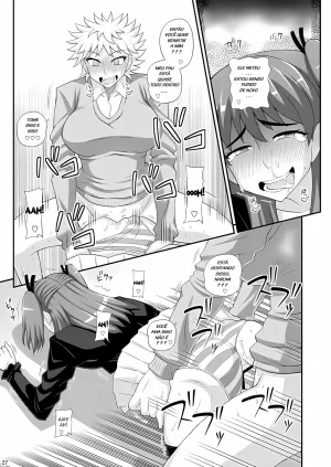 Kurenai Yuuji Futanari Musume ni Okasarechau Portuguese-BR Upscale - Page 24