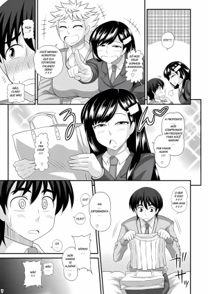 Kurenai Yuuji Futanari Musume ni Okasarechau Portuguese-BR Upscale - Page 4