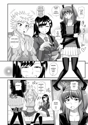 Kurenai Yuuji Futanari Musume ni Okasarechau Portuguese-BR Upscale - Page 5